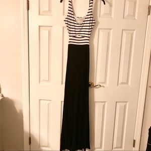 Venus maxi dress with back cut out